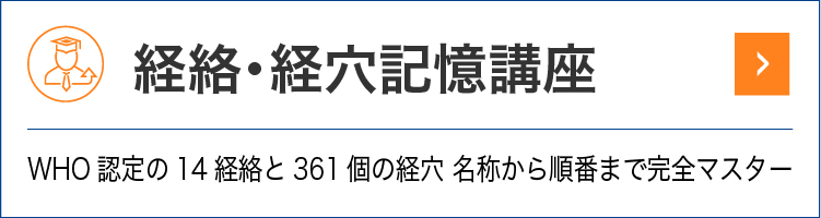 14経絡と361経穴記憶講座